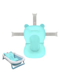 MUMS PLANET Baby Bath Pillow Baby Bathtub Pad Newborn Bath Pillow  with Ergonomic Bath Pillow for Bathtub Baby Space Saving Bath Pad for Newborns, for 0-12 Months Baby Bath from MUMS PLANET  - Image 1