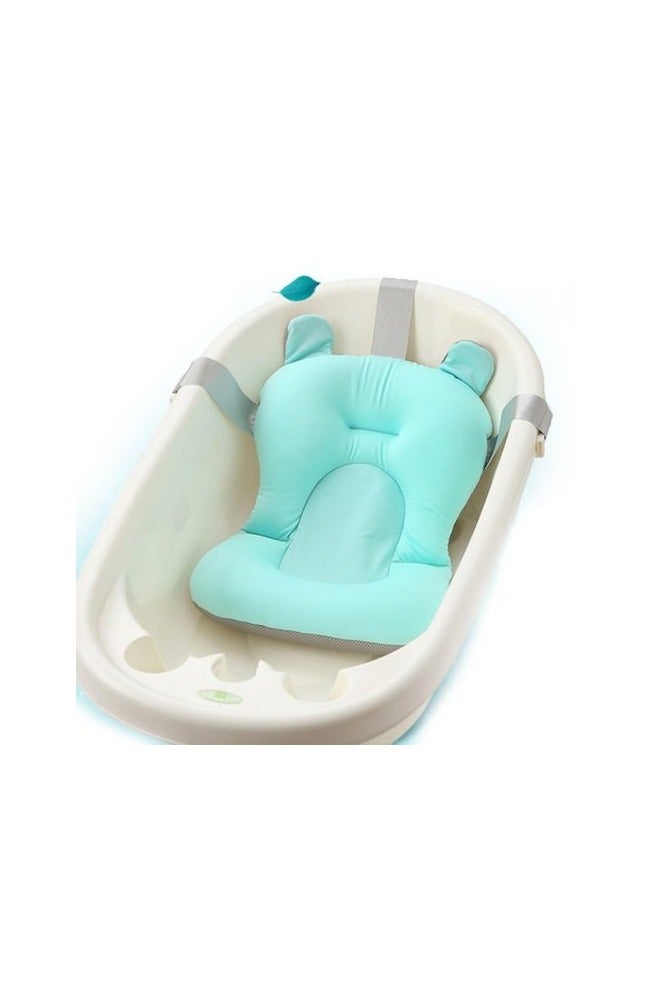 Baby Bath Pillow Baby Bathtub Pad Newborn Bath Pillow  with Ergonomic Bath Pillow for Bathtub Baby Space Saving Bath Pad for Newborns, for 0-12 Months Baby Bath from MUMS PLANET- Bathtub Seat - Newborns - For Kids and Baby Bath Cushion_ Baby supplies
