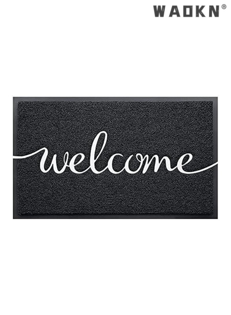 دبليو أيه أو كي أن باب حصيرة دائم نرحب حصيرة ، حصيرة الباب الأمامي ، وانخفاض الشخصي الكلمة حصيرة ، حصيرة الباب الداخلي والخارجي مدخل الغرفة ، شرفة ، وارتفاع تدفق المنطقة المضادة للانزلاق حصيرة - Image 1