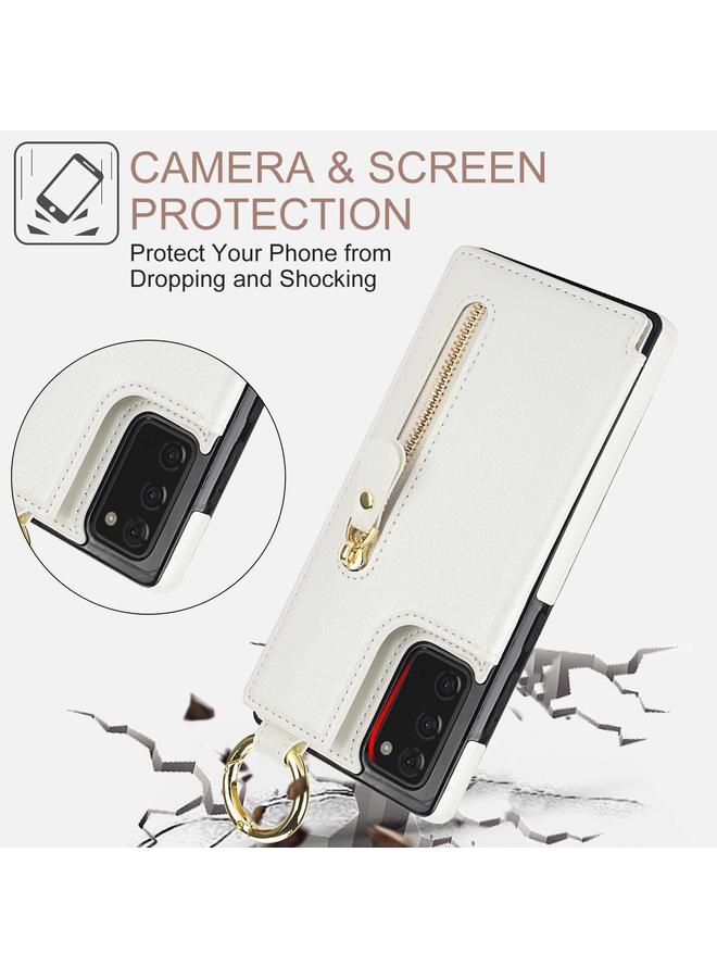 S-TOP Case For Samsung Galaxy Note20 Litchi Texture Zipper Double Buckle Card Bag Phone Case - Image 3