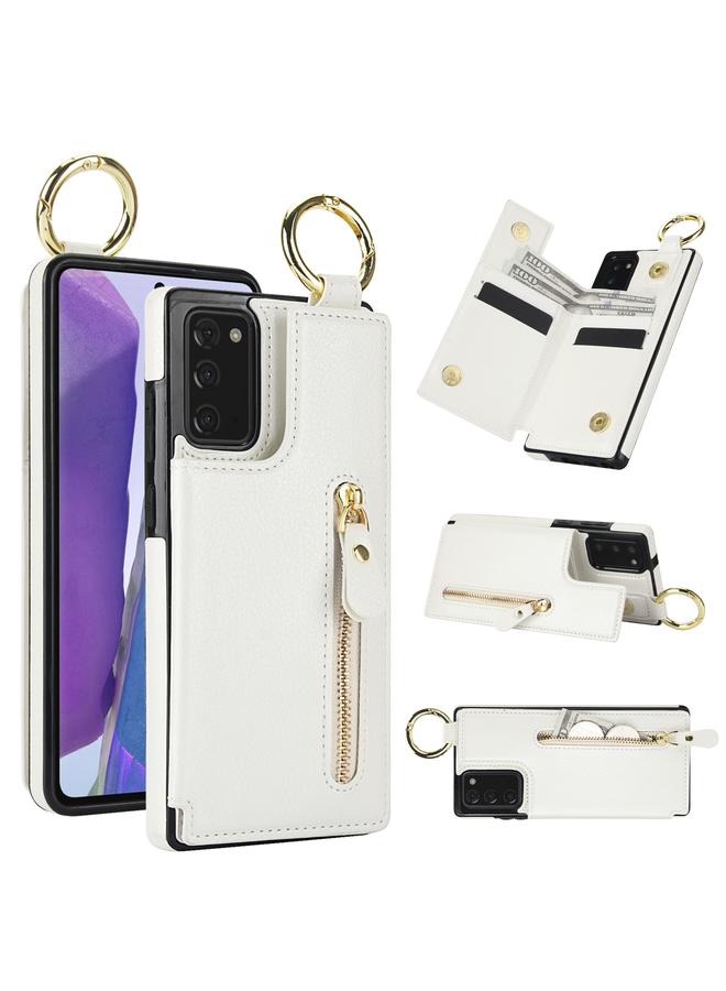 S-TOP Case For Samsung Galaxy Note20 Litchi Texture Zipper Double Buckle Card Bag Phone Case - Image 1