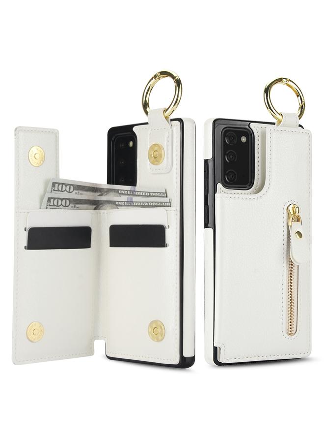 S-TOP Case For Samsung Galaxy Note20 Litchi Texture Zipper Double Buckle Card Bag Phone Case - Image 2