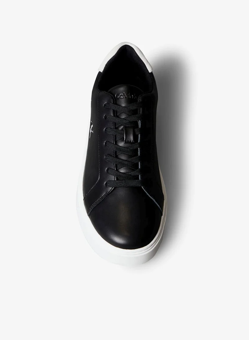 Calvin Klein Jeans Black/Bright White Casual Low Top Sneakers for Men | Best Price UAE