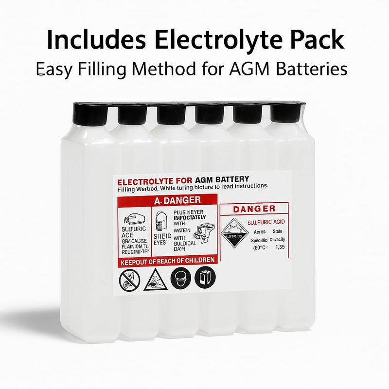 FUKUKAWA YTZ12-S Motorcycle Battery 12V 12Ah | Conventional Lead-Acid with 6 Pack Sulfuric Electrolyte | Reliable Power for Motorbike, Scooter, ATV, Jet Ski - Image 5