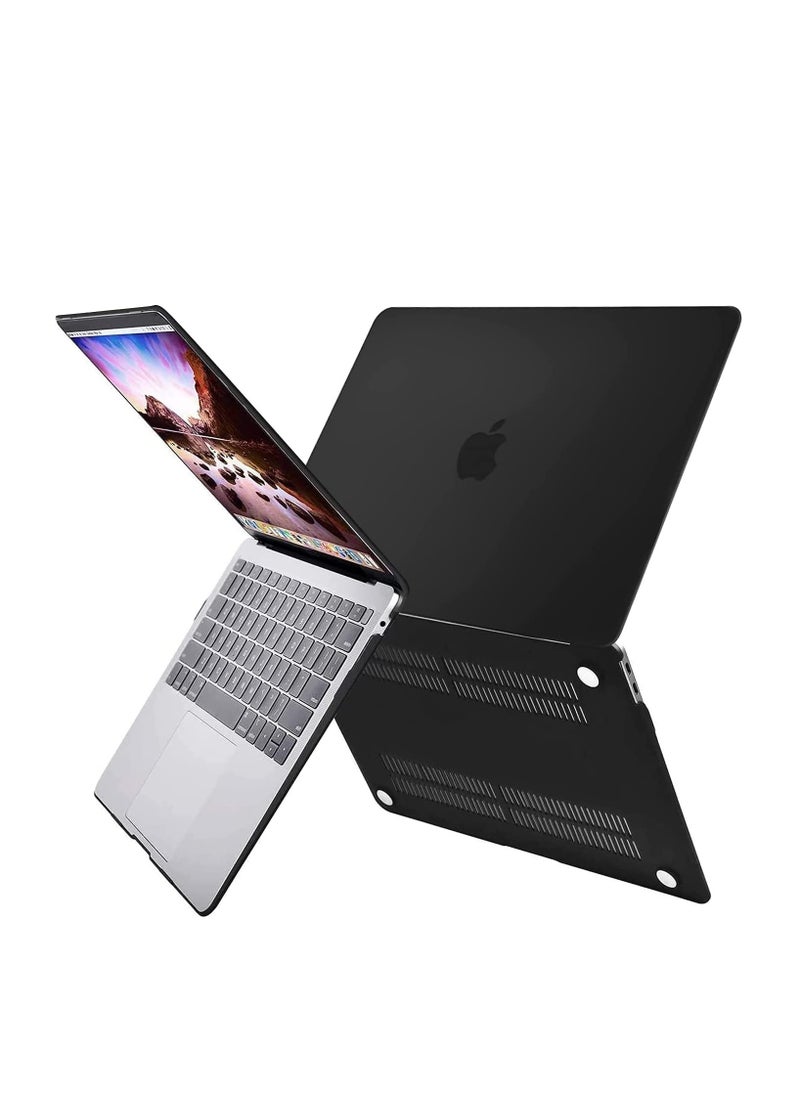 Generic 3 in 1 Bundle Case Compatible with MacBook Air 15 inch 2023 M2 Chip Model A2941 and 2024 M3 Chip Model A3114 and 2025 M4 Chip Model A3241, Hard Shell Case with Screen Protector + Silicone Keyboard Cover, Matte Black  - Image 2