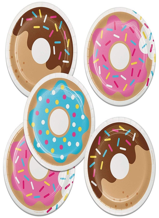 Creative Converting Donut Time Dessert Plates (48 Count)