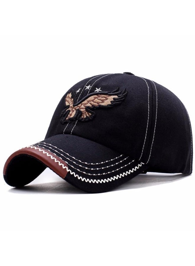 3D Eagle Embroidery Baseball Cap Male Cap Hip Hop Flat Along Snapback Hats Baseball Cap