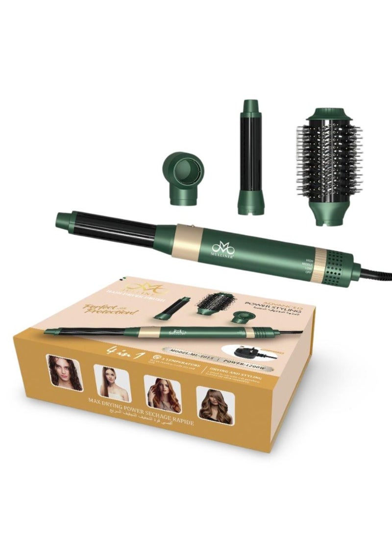 Mulliner 4 in 1 Hair Styling- Advanced Power Hair Styling-Hair Dryer Brush Curling ML-5015 - Image 1