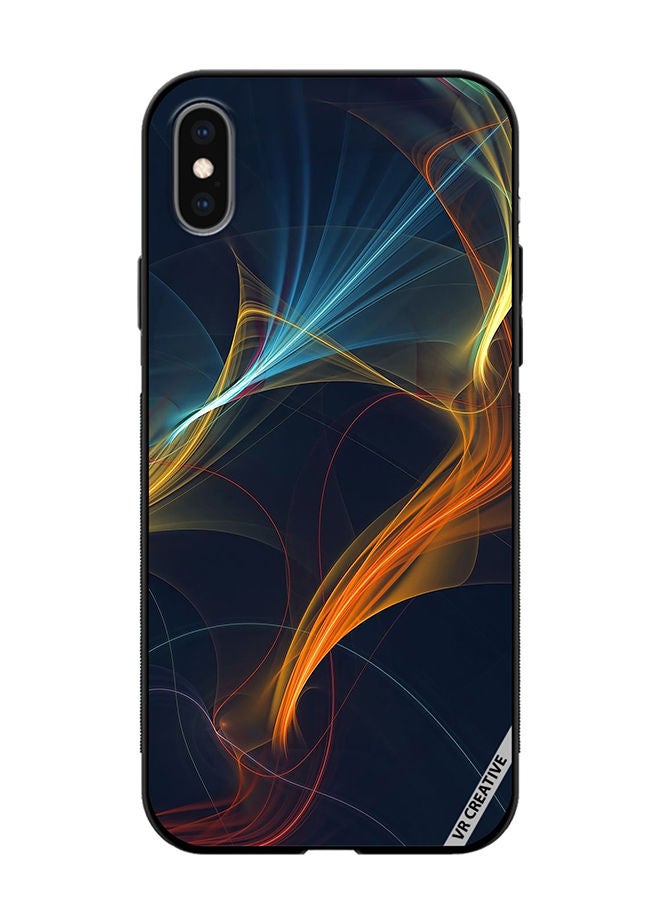 VR CREATIVE Protective Case Cover For Apple iPhone X/XS Abstract Design Multicolour - Image 1