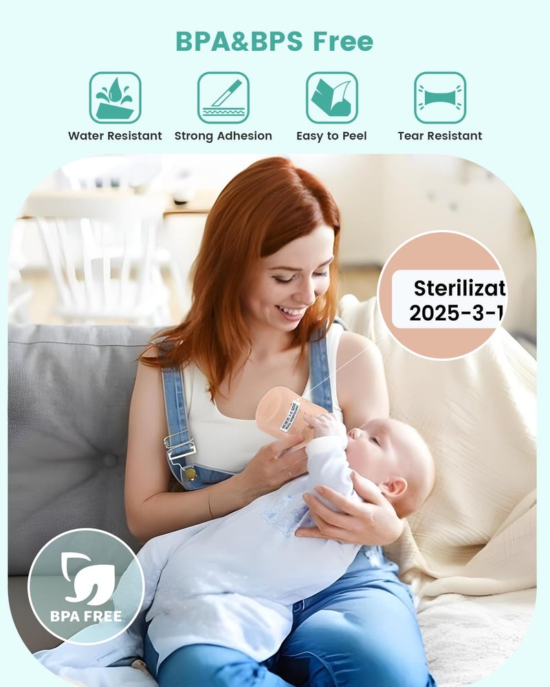 phomemo Phomermo D30 Label Maker Tape, Black on Cream White with Glitter Transparent Label Sticker Thermal Paper Self-Adhesive, 14 x 40mm (1/2" x11/2) 160 Tapes/Roll, 3 Rolls for D30 D35 Q30 Q30S Q31 D30Pro - Image 4