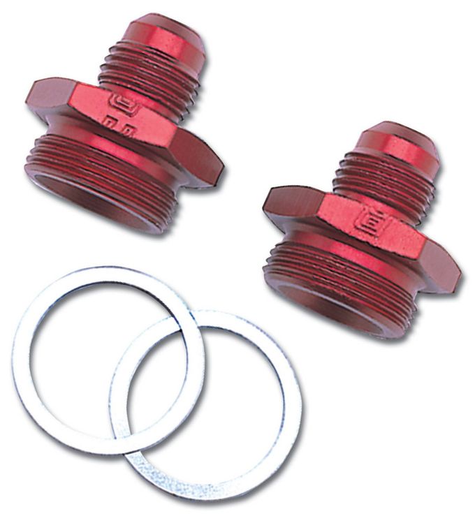 EDELBROCK RUS-640220 / Russell 6402206 AN Red Carburetor Adapter Fitting - Image 5