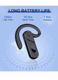 Excefore Bone Conduction Headphones Bluetooth 5.0, Wireless Bluetooth LED Power Display Microphone, of Earphones, Sweatproof Sports Headset for Running, Cycling, Gym, Climbing & Driving  - Image 4
