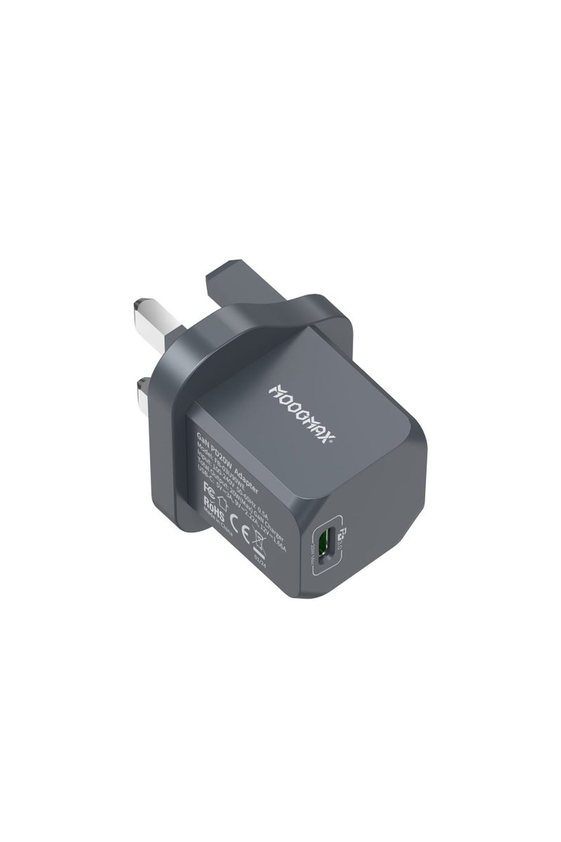 MOOGMAX محول طاقة FB03UWE 20W رمادي - Image 3