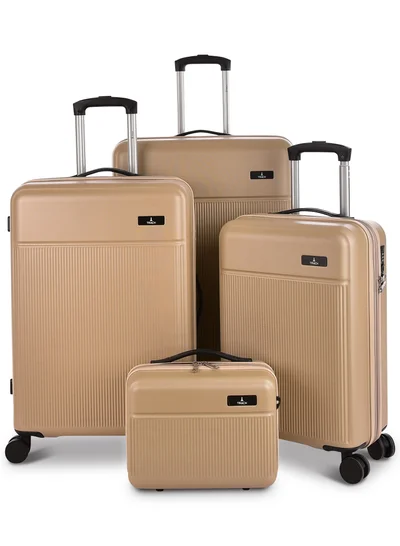 Track Track Luggage Set of 4 pieces in multiple sizes 13/20/24/28 inches 800/4P color Beige