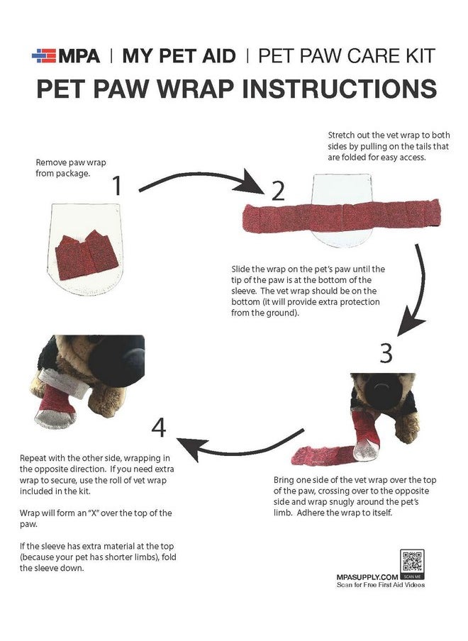 MPA Pet First Aid Kit, Designed for Minor Injuries, Cuts, Burns, Sprains by Medics with Veterinary Experience  - Image 4