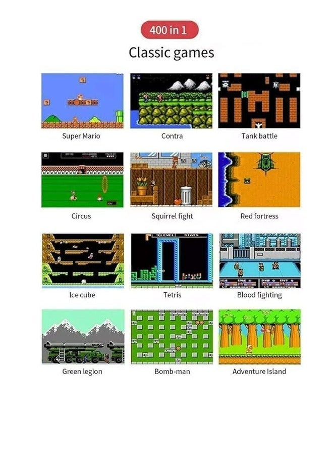 ELTRAZONE SUP GAME BOX PLUS 400-IN-1 RETRO GAMES UPGRADED VERSION MINI PORTABLE CONSOLE HANDHELD GIFT - Image 3