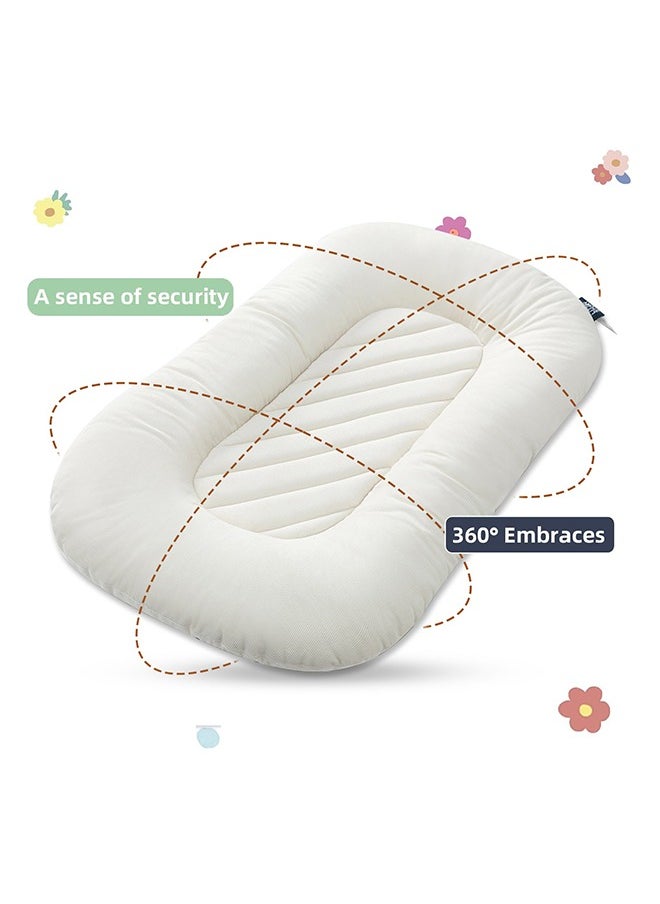 Little Story Portable Lounger Sleeping Pod - White  - Image 5