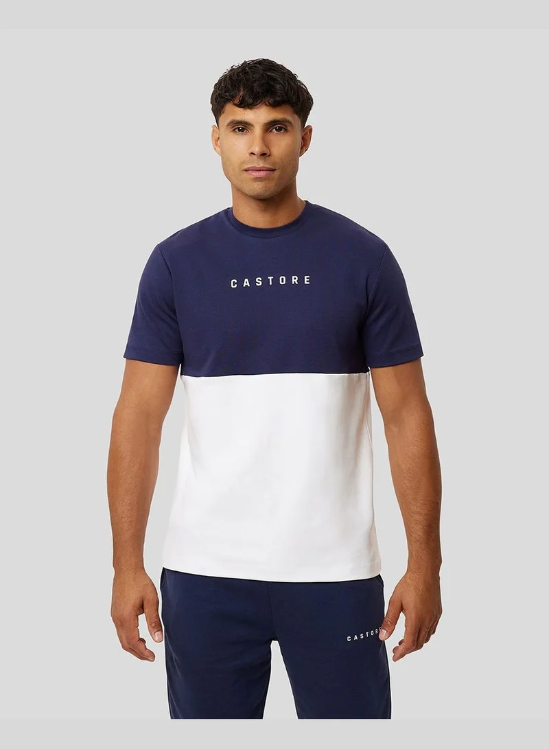 CASTORE Peacoat Cobalt Capsule Block Recovery Tee