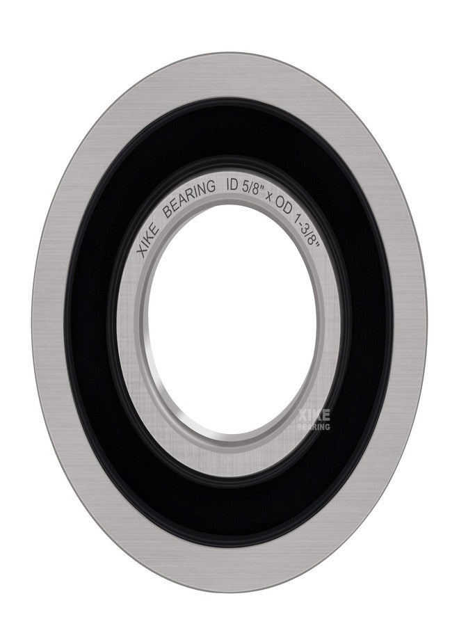 XiKe 4 Pack Flanged Ball Bearings 5/8" x 1-3/8" x 1/2". Be Applicable Lawn Mower, Wheelbarrows, Carts & Hand Trucks Wheel Hub. Replacement for JD AM118315, AM35443, Stens 215-038, 215-061 Etc. - Image 4