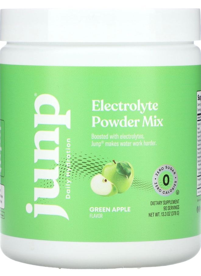 JUNP Electrolyte Powder Mix Green Apple 13.3 oz (378 g) 