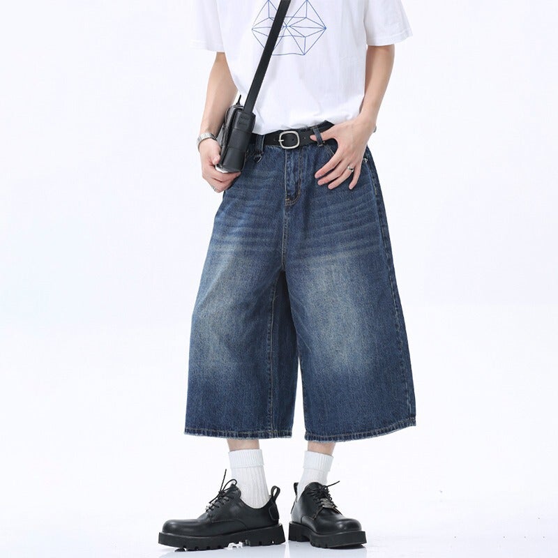 Unisex Classic Denim Jeans Loose Fit Daily Outdoor Wear - Image 5