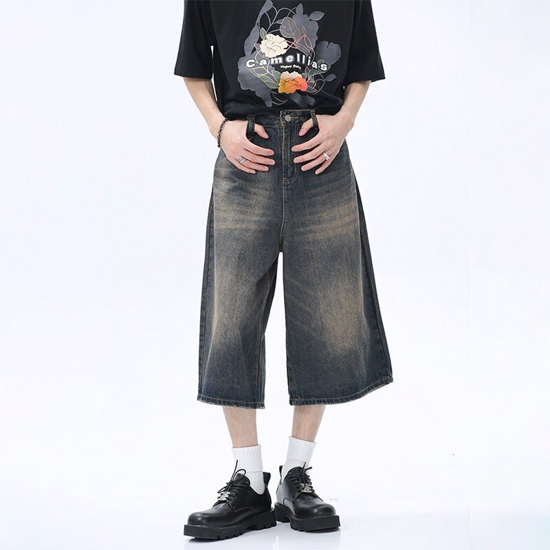 Unisex Classic Denim Jeans Loose Fit Daily Outdoor Wear - Image 2