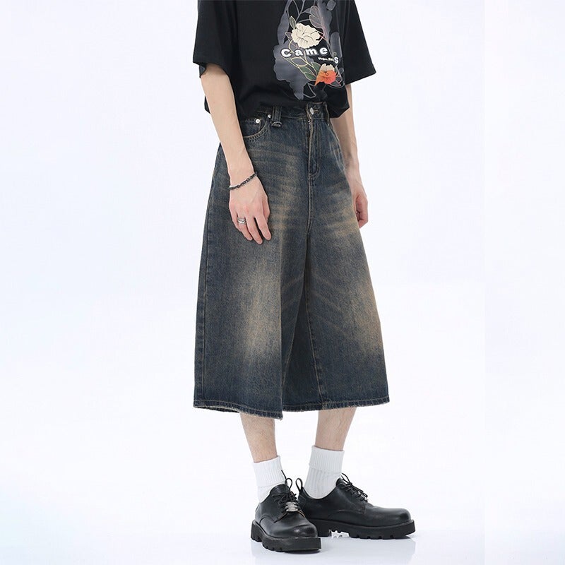 Unisex Classic Denim Jeans Loose Fit Daily Outdoor Wear - Image 3
