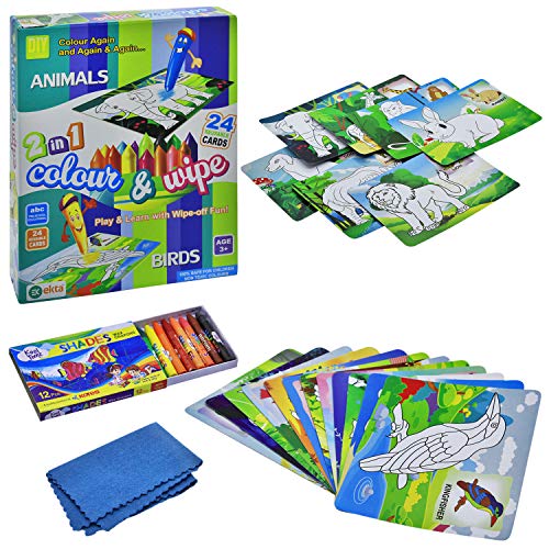 EKTA Colour N Wipe Preschool Learning Kid Fun Game Play N Learn - Image 1