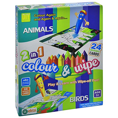 EKTA Colour N Wipe Preschool Learning Kid Fun Game Play N Learn - Image 4