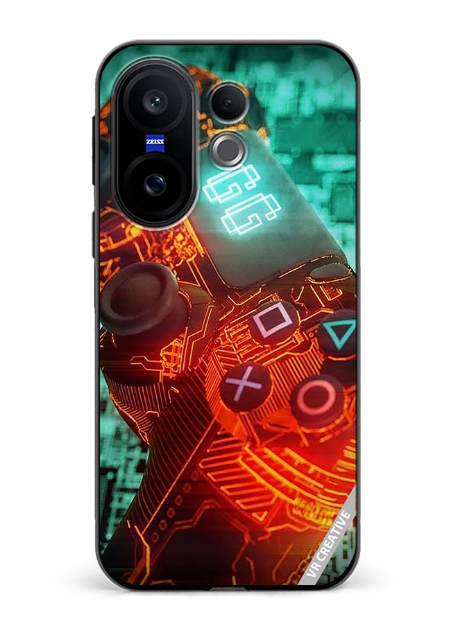 Protective Case Cover For Vivo X200 FE Ps4 Controller Design Multicolour