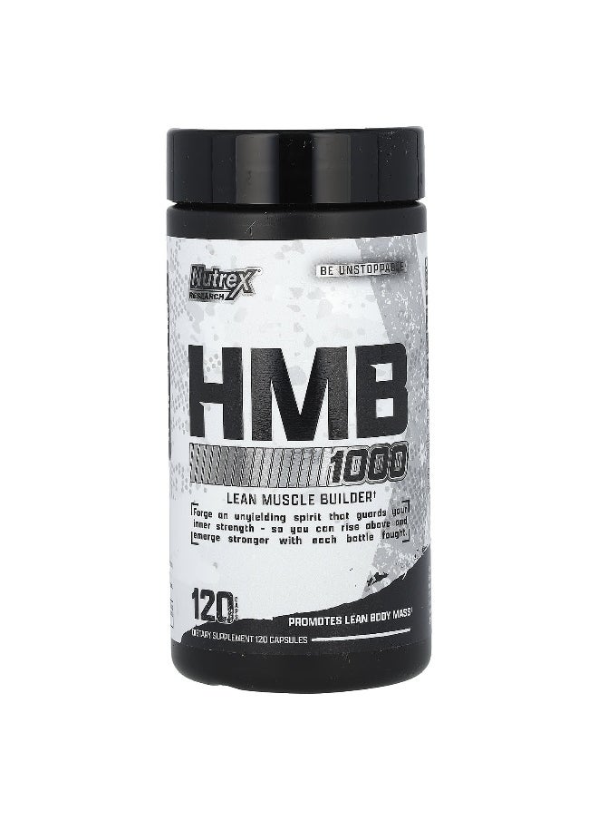 Nutrex Research Nutrex Research, HMB 1000, 120 Capsules 
