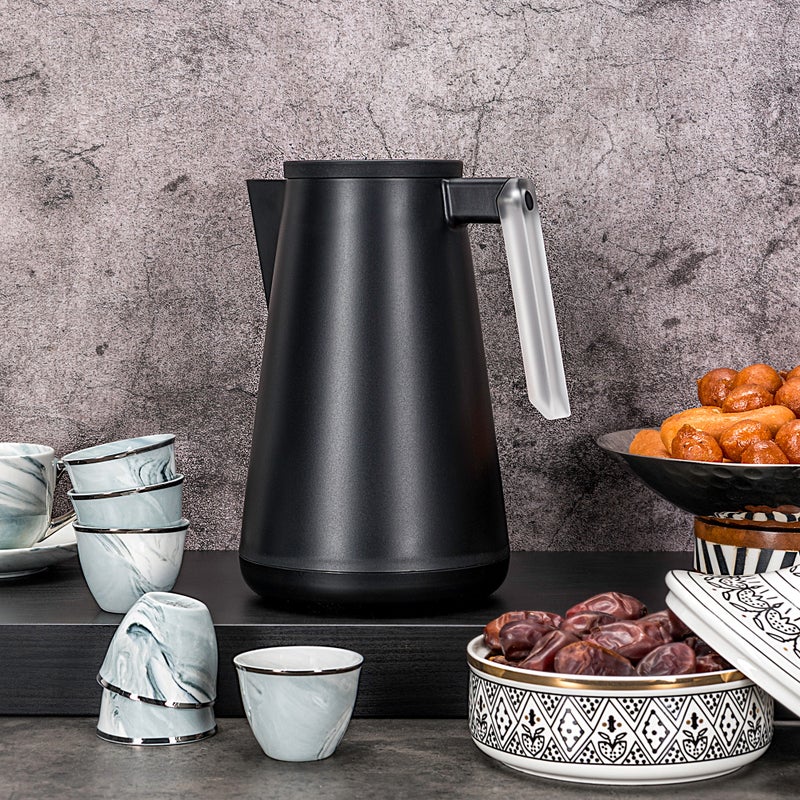 Dallaty Plastic Vacuum Flask Abundance Black - Image 4