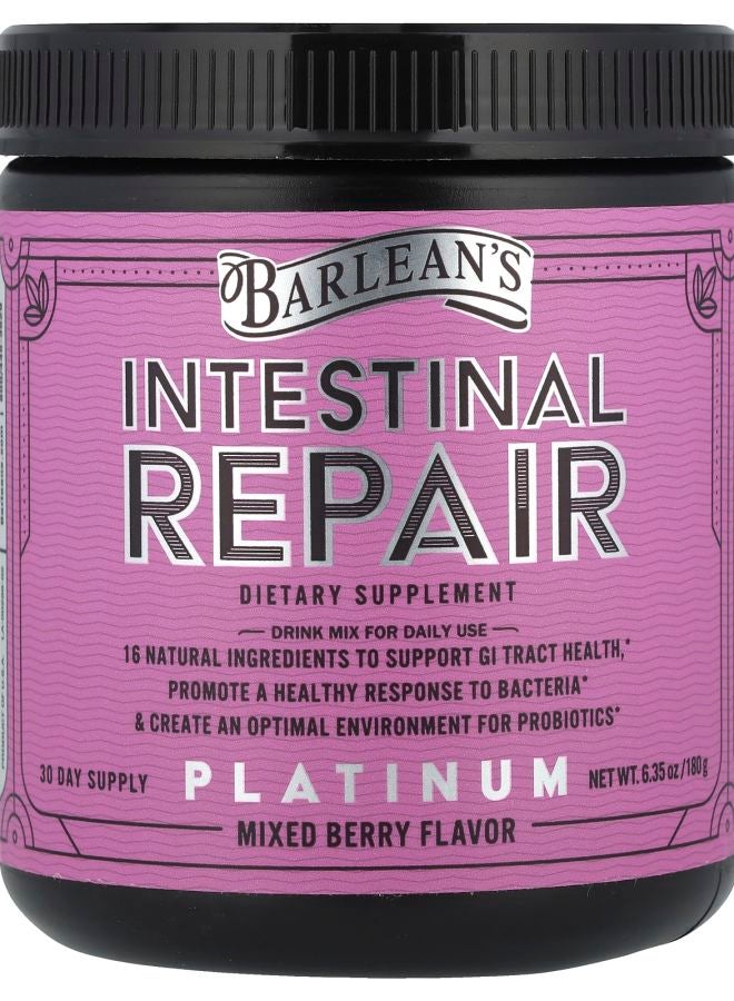BARLEAN'S Platinum Intestinal Repair Mixed Berry 6.35 oz (180 g) - Image 1