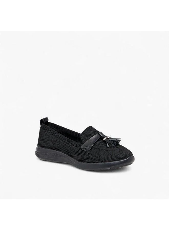 Flora Bella By Shoexpress Women Tassel Detail Slip-On Loafers