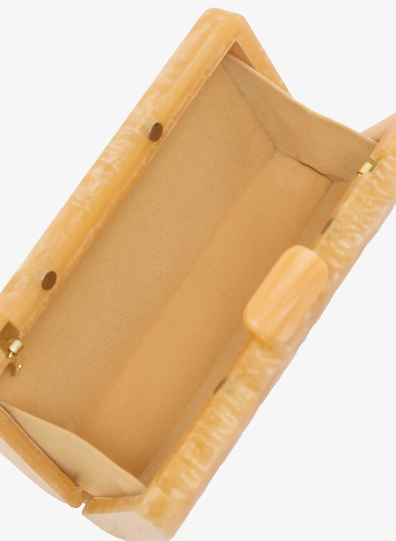 Namshi x Beige Resin Detail Clutch for Women | Best Price UAE