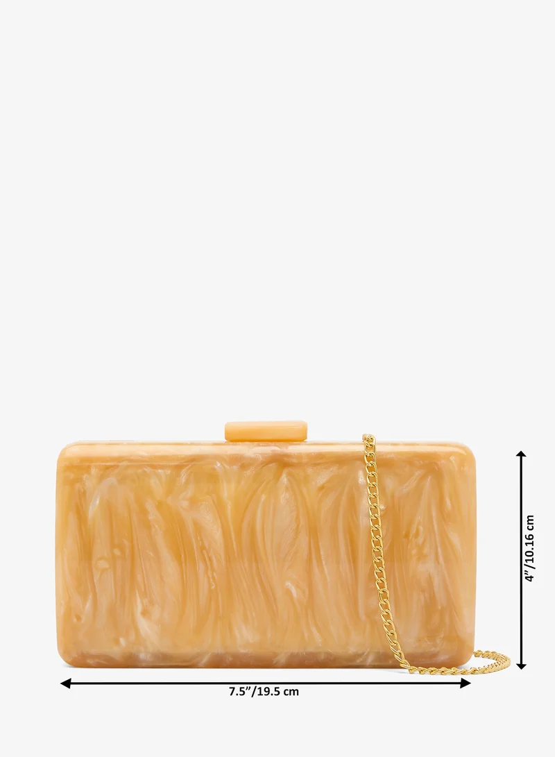 Namshi x Beige Resin Detail Clutch for Women | Best Price UAE