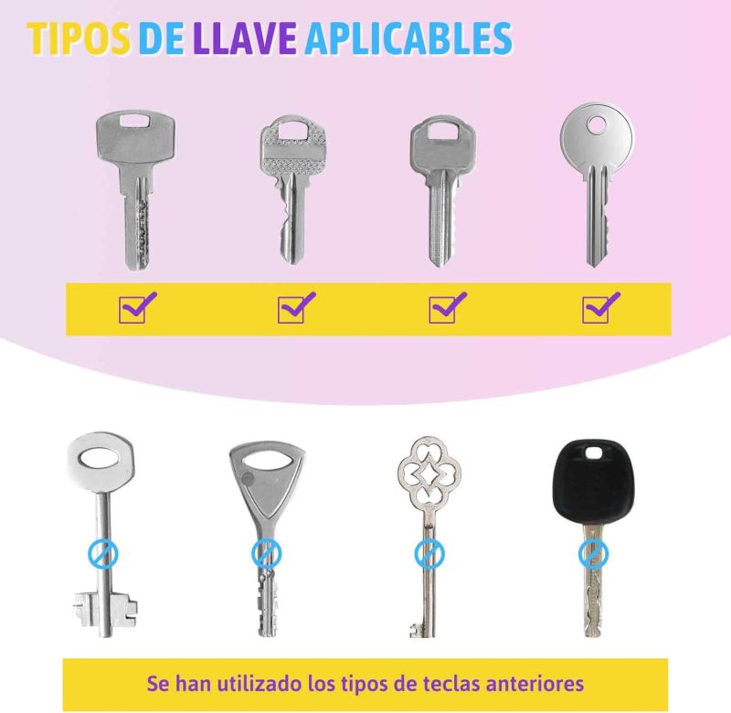 Key Identification Labels 32-Pack Soft Durable Silicone Key Covers - Bright Color Quick Recognition Elastic Key Tags for Home Luggage Pet Item Organization - Image 4