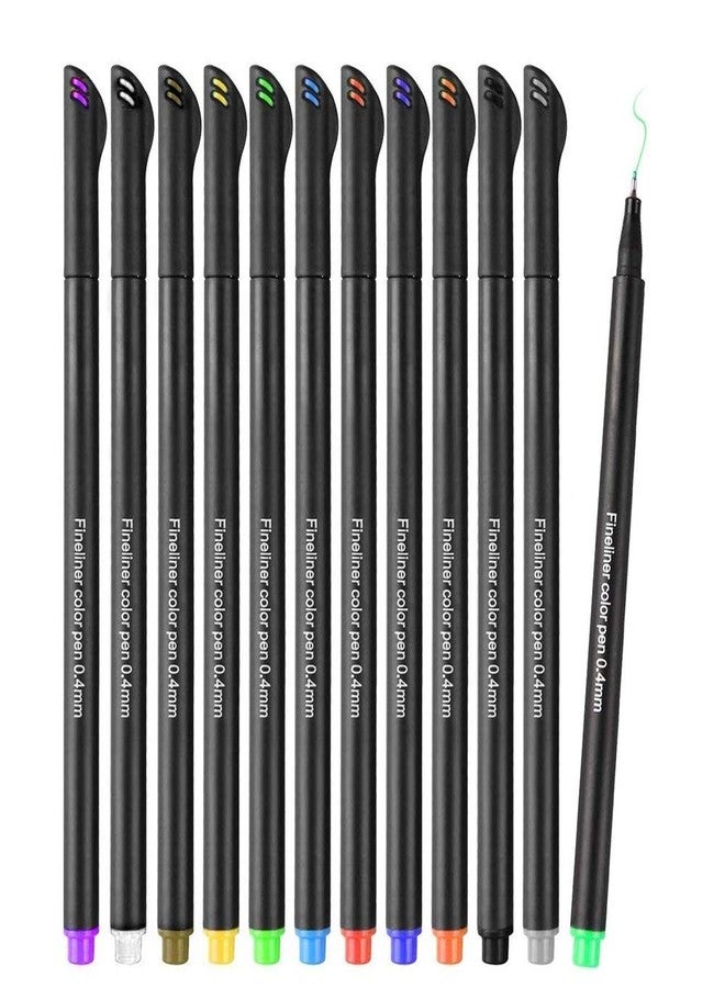 PATHOS INDIA Mix Colors Journal Planner Pens, Colored Fine Point Markers Drawing Pens Porous Fineliner Pen for Writing Note Taking Calendar Agenda Coloring - Art School Office Supplies - Image 2