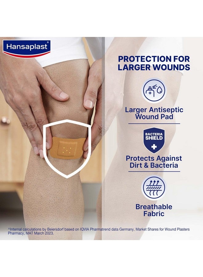 Hansaplast Hansaplast Antiseptic Jumbo Bandage | First Aid Essential Pack | Larger Wound Pad | Protects Against Dirt & Bacteria  - Image 2