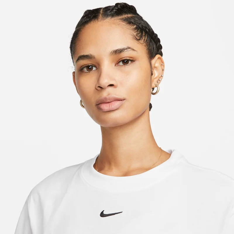 Nike white Women's Sportswear Essential T-Shirt Dress for Women | Best Price UAE
