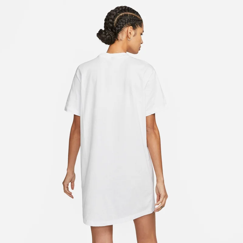 Nike white Women's Sportswear Essential T-Shirt Dress for Women | Best Price UAE