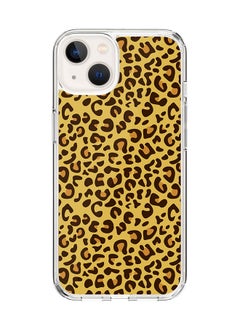 Classic Clear Case for Apple iPhone 14 Hybrid Soft Case Flexible Edges Anti Drop TPU PC Gel Thin Transparent Cover [ Designed for Apple iPhone 14 ] - Leopard Skin Print