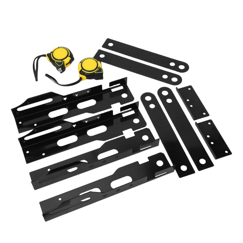 Wheel Alignment Tool: 14mm & 16mm Nut Fit - Quick Calibration Without Brake Caliper Removal, Enhanced Compatibility for Trucks, SUVs & Cars, Sturdy Iron Build With 2 Tape Measures for Easy Vehicle Whe - Image 3