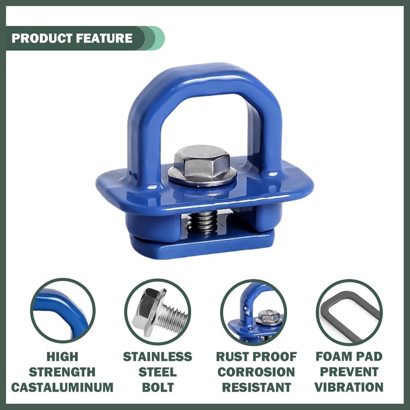 Phamyor Aluminum Tie Down Anchors for Truck Bed - Image 2