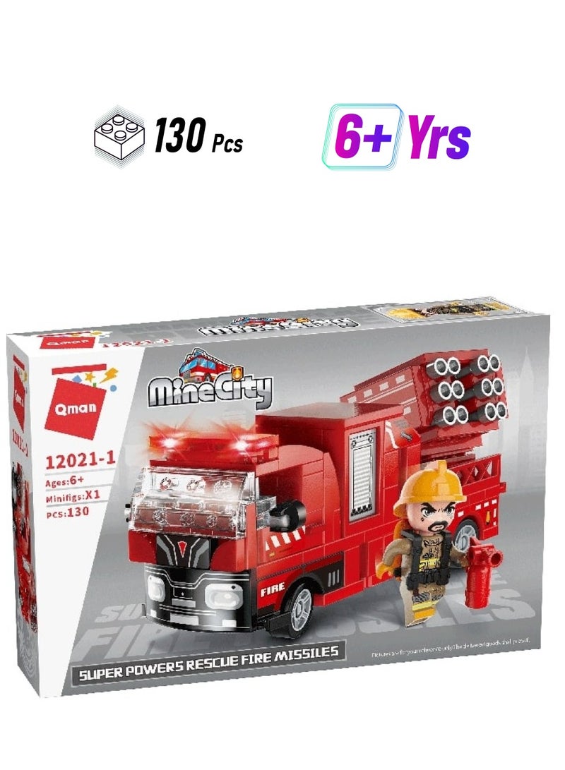 Qman Qman Fire Pioneer 3 Emergency Rescue 12021-1 - Image 1