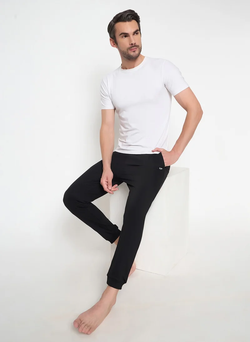 John Players John Players Joggers in Black - Cotton