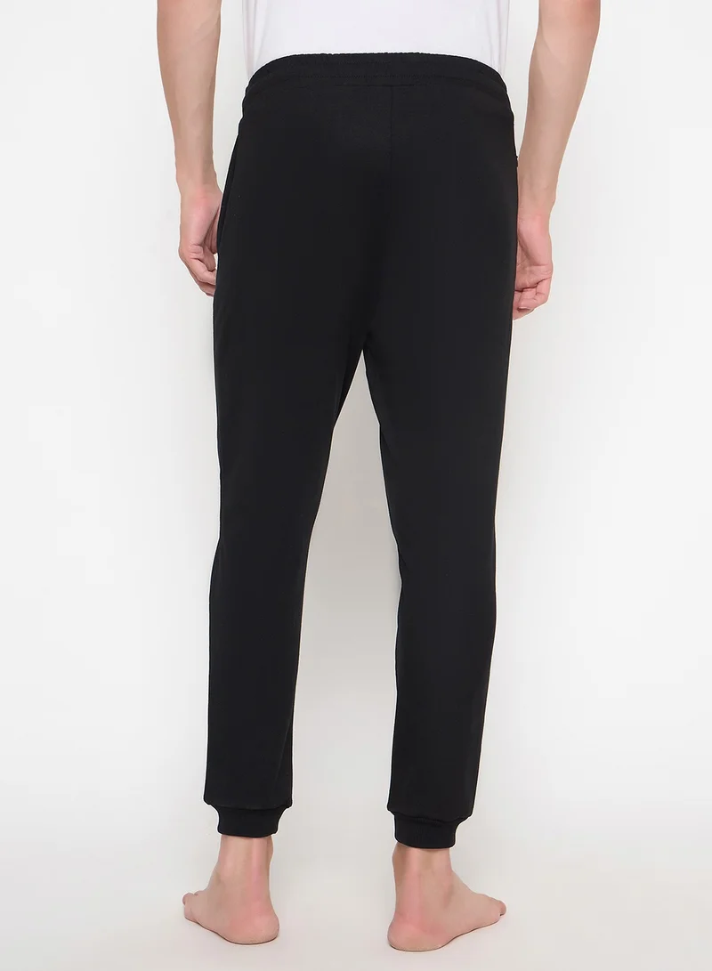 John Players John Players Joggers in Black - Cotton