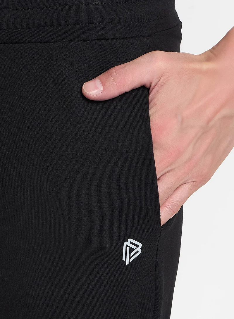 John Players John Players Joggers in Black - Cotton