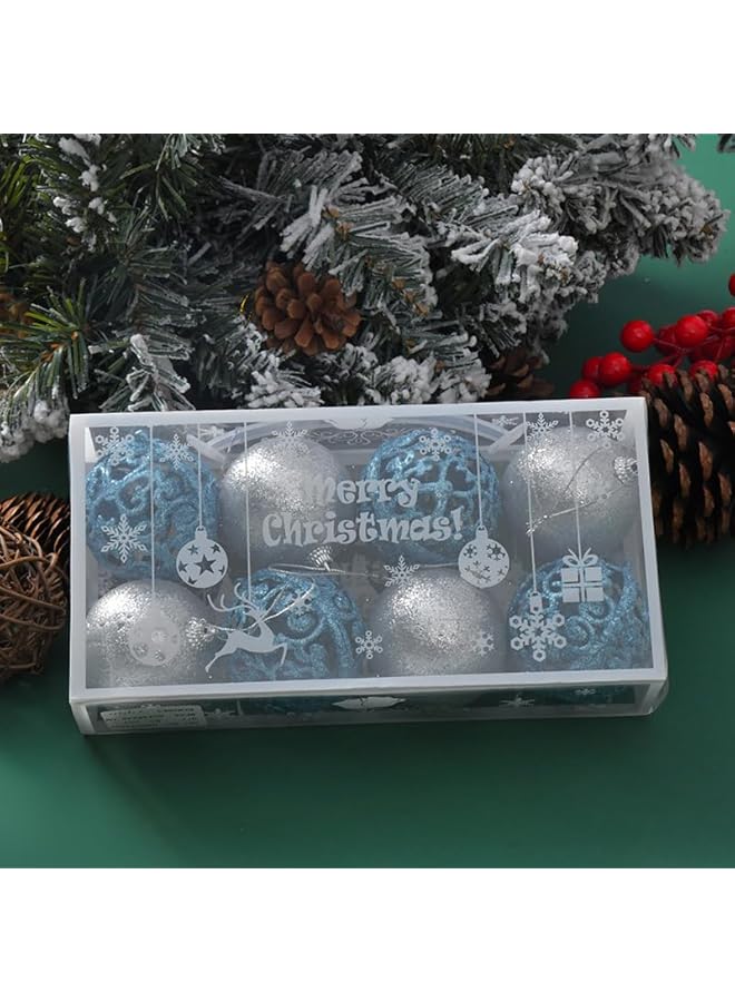 The Bros Christmas ball decoration, 5-piece Christmas ball decoration set, Christmas ball shatterproof Christmas tree themed ball decoration set (golden) - Image 4