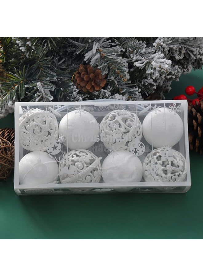The Bros Christmas ball decoration, 5-piece Christmas ball decoration set, Christmas ball shatterproof Christmas tree themed ball decoration set (golden) - Image 3